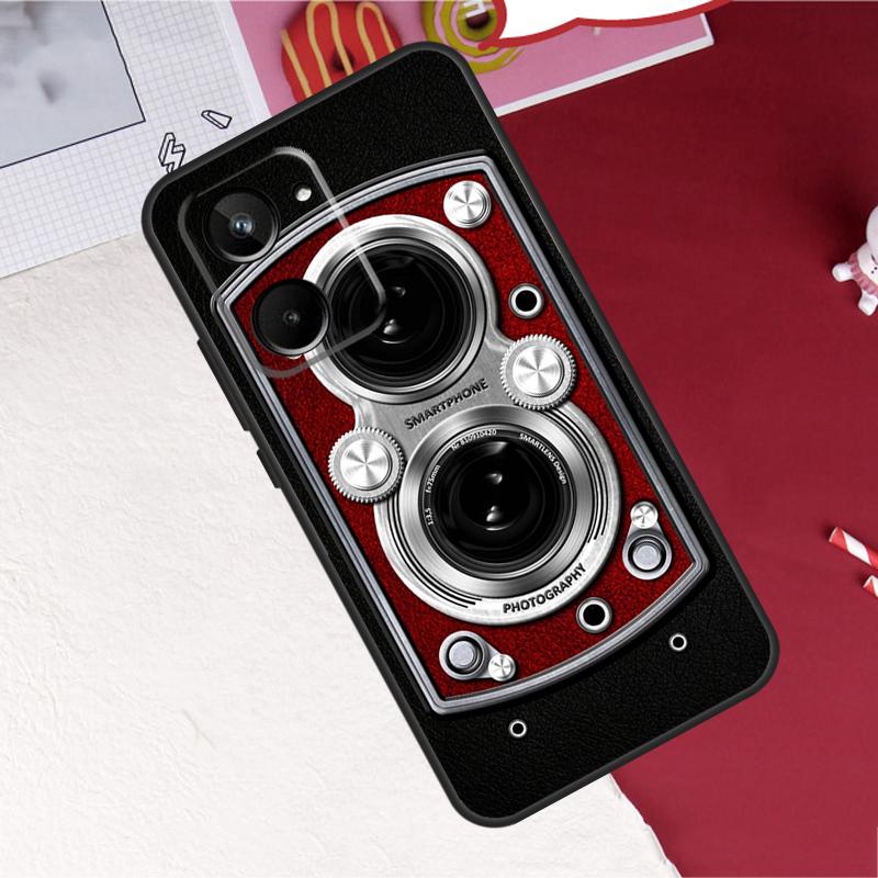 

Retro Nostalgia Camera For Realme 15 Pro GT7 GT6 10 11 12 13 14 Pro Plus C55 C71 C75 C67 C63 C61 C53 C35 C65 Case Realme C51