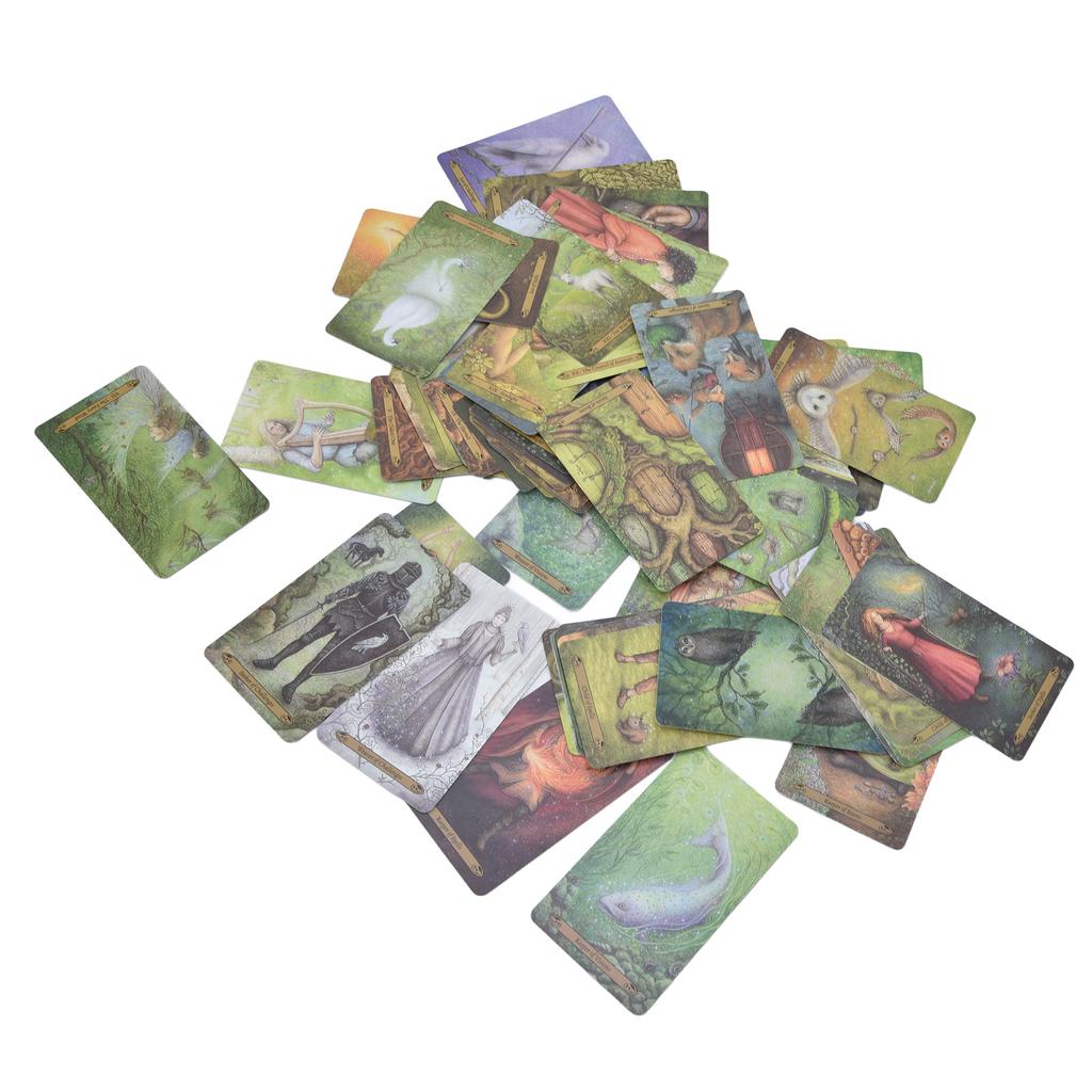 Wald der Verzauberung Tarotkarte 78 Decks Leichtes Mischen Wahrsagespiel Spielzeug für Enthusiasten