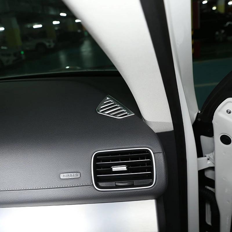 For Mercedes Benz GLE GLS Class W167 X167 GLE350 450  ABS Chrome Car Dashboard Side Air Outlet Frame Trim Cover