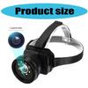 Head Mount Camcorders Headband Mounted Camera Waterproof Headlamp with Camera