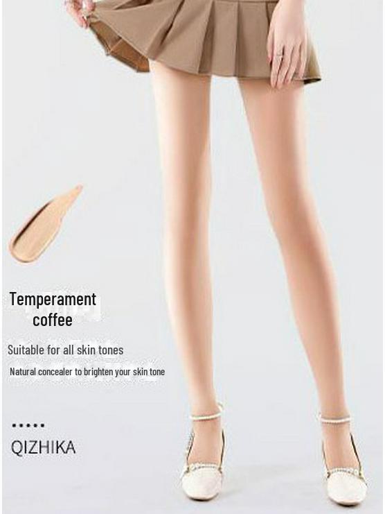 

Ультратонкие чулки 0D Anti-Snag - телесного цвета, высокая прозрачность, нескользящие черные женские носки для ночного клуба 0D Everyday Stockings