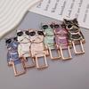 Colorful Trendy Electroplated Dog Phone Holder with Glasses