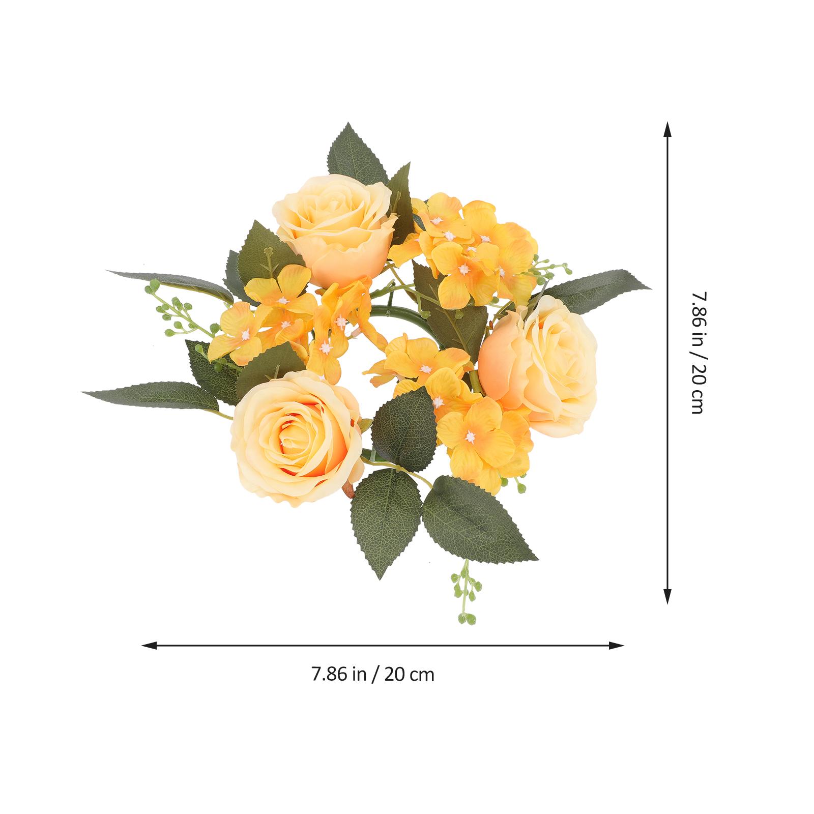 Artificial Flower Wreath Simulation Rose Garland Wedding Party Home Decoration Spring Festival Banquet Decoration