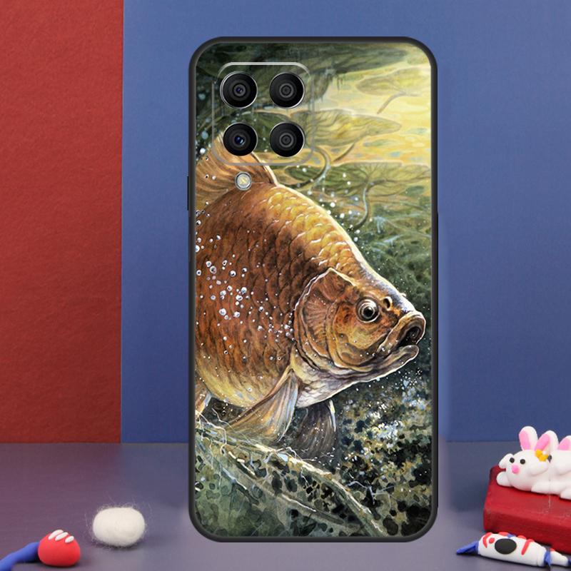 Etui na telefon Samsung Galaxy M34 M14 M54 M13 M15 M36 M55 M35 M56 M16 M31 M11 M53 M12 M32 M52 M06 z motywem wędkarskim
