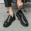 Fashion Loafers Men Casual Leather Shoes outdoor Slip on Fashion Italian Moccasins Luxury Brand Loafers fashion Business men shoes