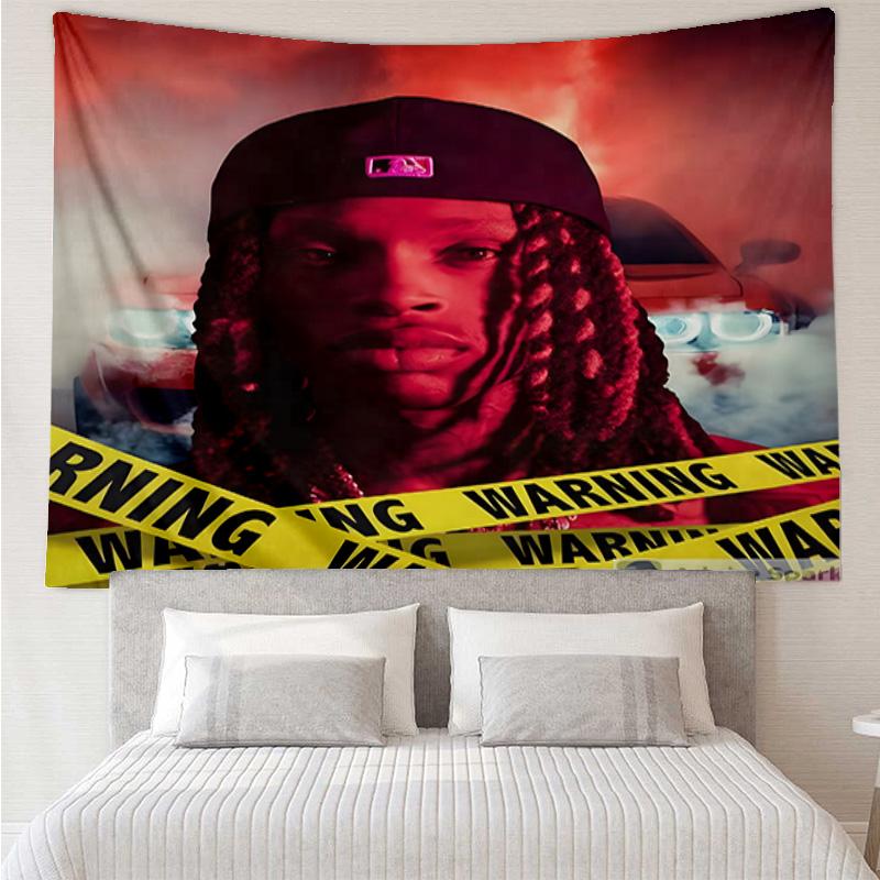 King Of The Rapper Tapestry Hanging for Bedroom,Livingroom, Playroom,Decor Art Room Wall Tapestry Holiday and Birthday Gifts