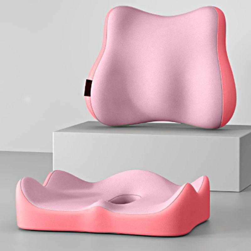 Seat Cushion Ergonomically Designed Memory Sponge Pad Suitable for Office Chairs and Wheelchairs