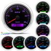85MM GPS Speedometer Gauge For Motorcycle Marine Boat Truck 30~200 Kmh Speed Gauge Meter With GPS Antenna 7 Color LED Backlight