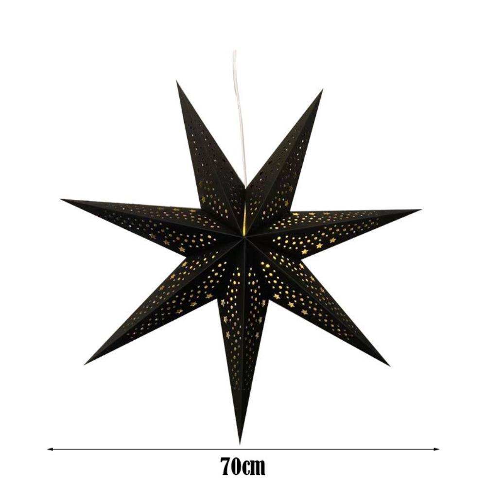 Folding Star Lanterns Christmas Decorations Star Lampshade New Hanging Paper Stars  Home Decor