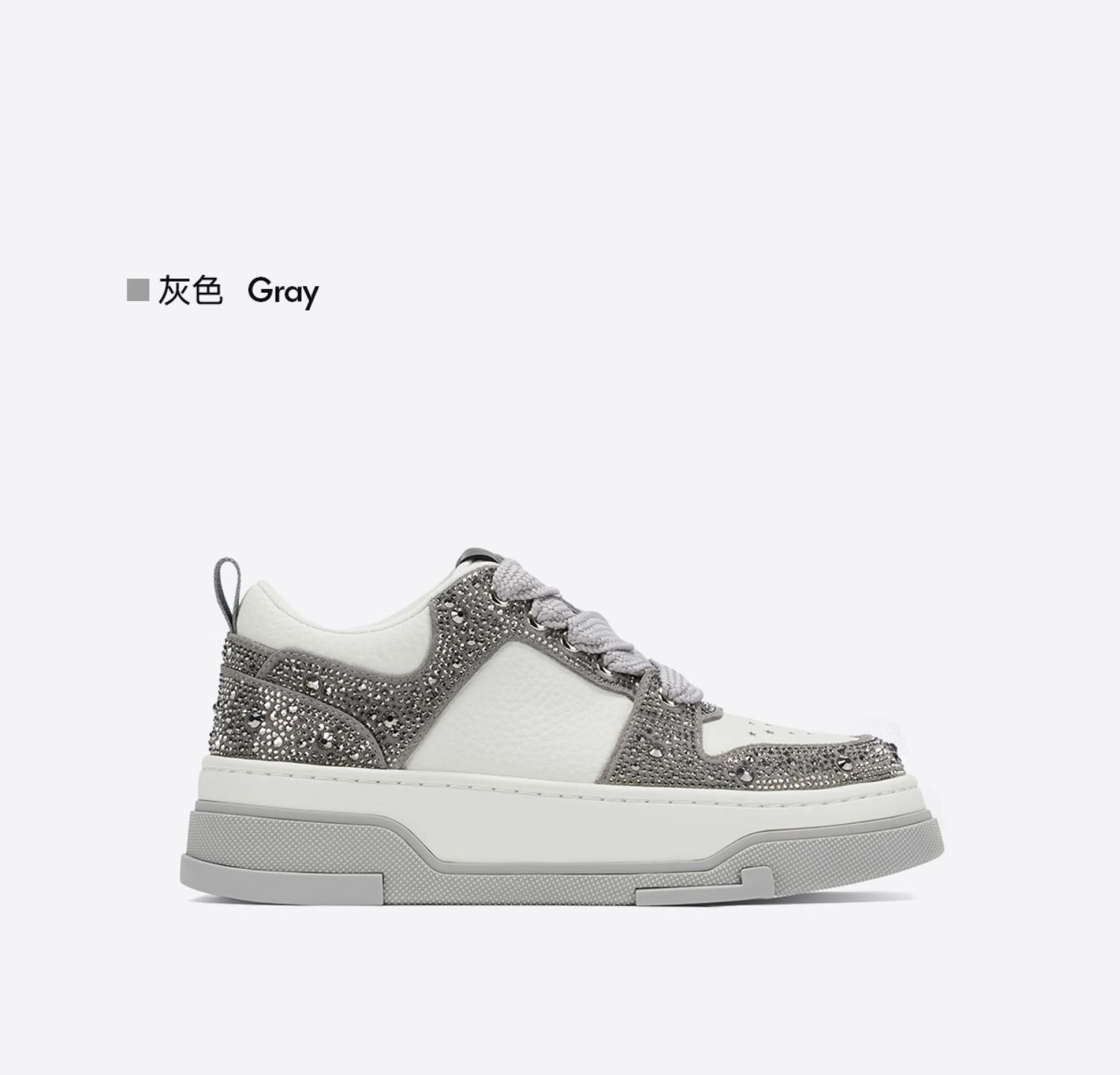 

Thick baseplate shoes women s autumn new leather heightening star phantom versatile shoes lightweight casual sports shoes 40 сірий колір
