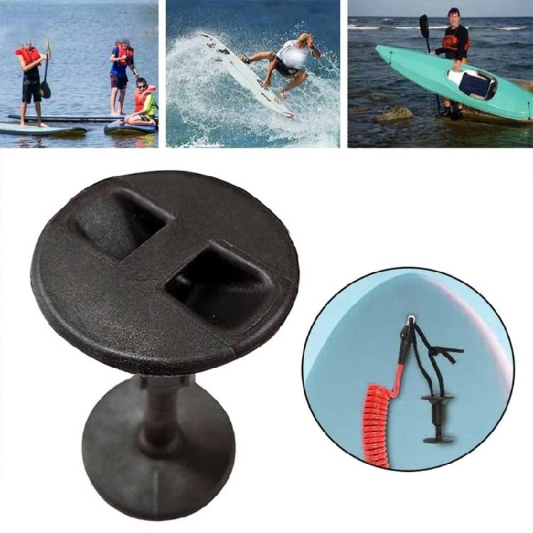 2Pcs Surfs Board Leash Leg Rope Plugs For Surfs Board Paddles Body Board Enduring Surfboard Leash Plug with Cord String