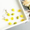 Fashionable Citrus Dangle Earrings Eye Catching Ear Pendant Ear Hooks Accessory