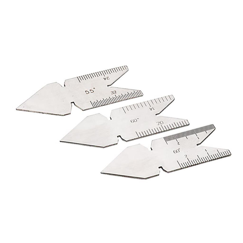 Stainless Steel Screw Thread Pitch Gauge Center Gauges Tool Set Thread Plug Gage Measuring Tool Metric & America Type