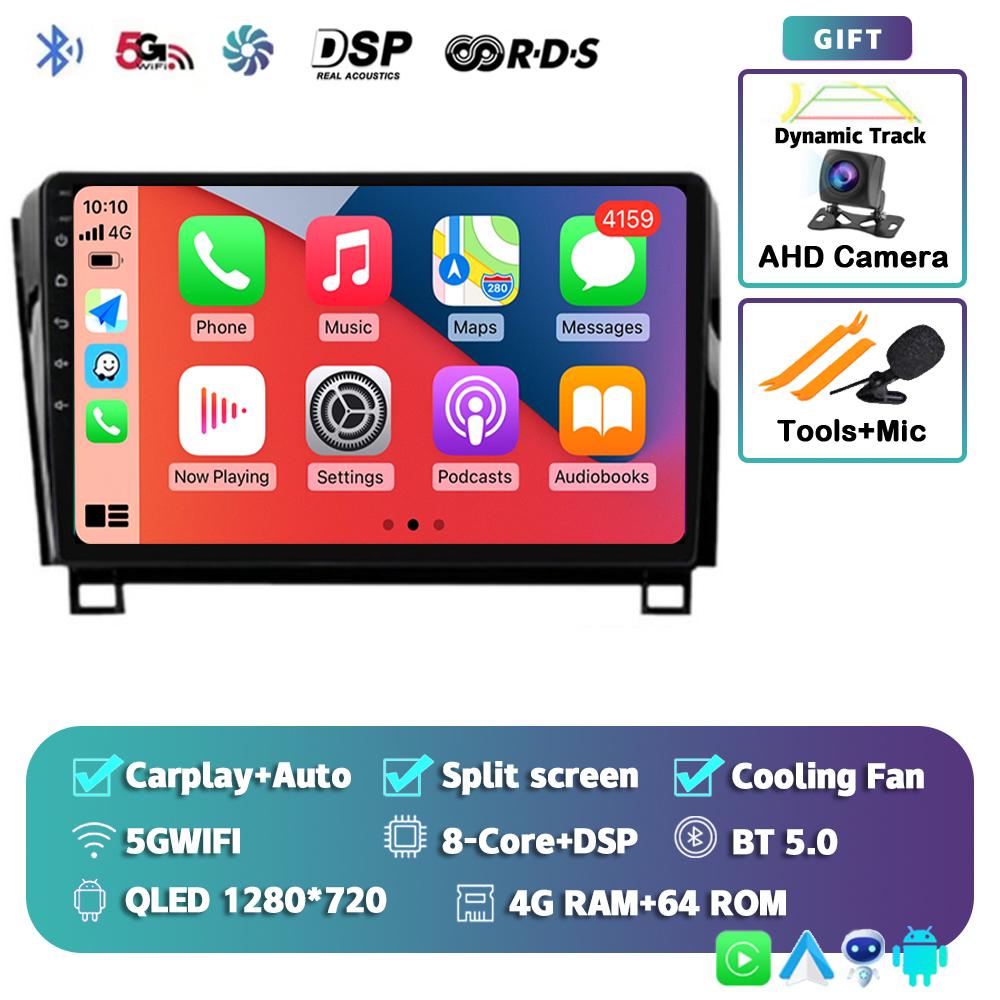 Android 14 Car Radio For Toyota Tundra XK50 2007-2013 Sequoia XK60 2008-2017 Multimedia Video Player Navigation Stereo GPS Audio