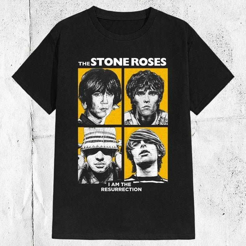 80s 90s The Stone Roses Band T-shirt S