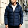 Men's Winter Padded Jacket Korean Trendy Warm Coat for Fall and Winter