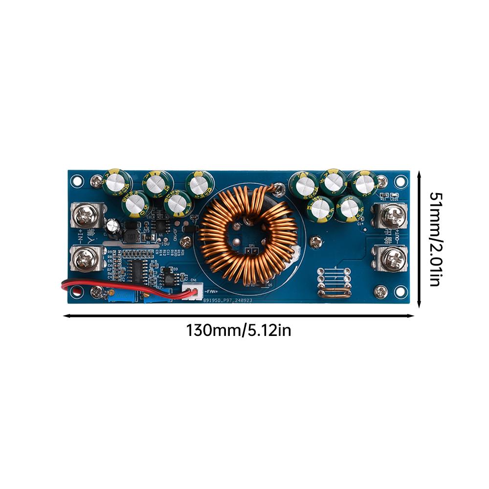 DC-DC DC Einstellbares Buck-Leistungsmodul DC15V-90V auf DC2.5V-72V 800W1200W Hohe Leistung 28A50A Konstantstrom-Leistungsmodul