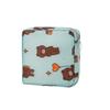 Makeup Handbag Portable Mini Storage Pouch Large Capacity Flower Menstrual Pad Bag Bear Organizer Square Storage Bag Credit Card