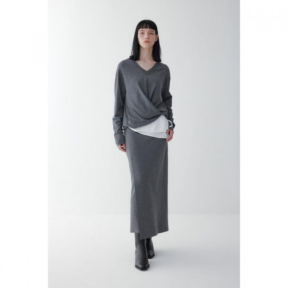 Vov Front Wrap Detail Knit Pullover 7155450004 charcoalOne size 11990₽