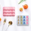 Silikonová forma na pečení dýně 3D formy na dorty Halloweenská tématika Forma na muffiny Forma na horkou čokoládu Forma na výrobu mýdla a svíček