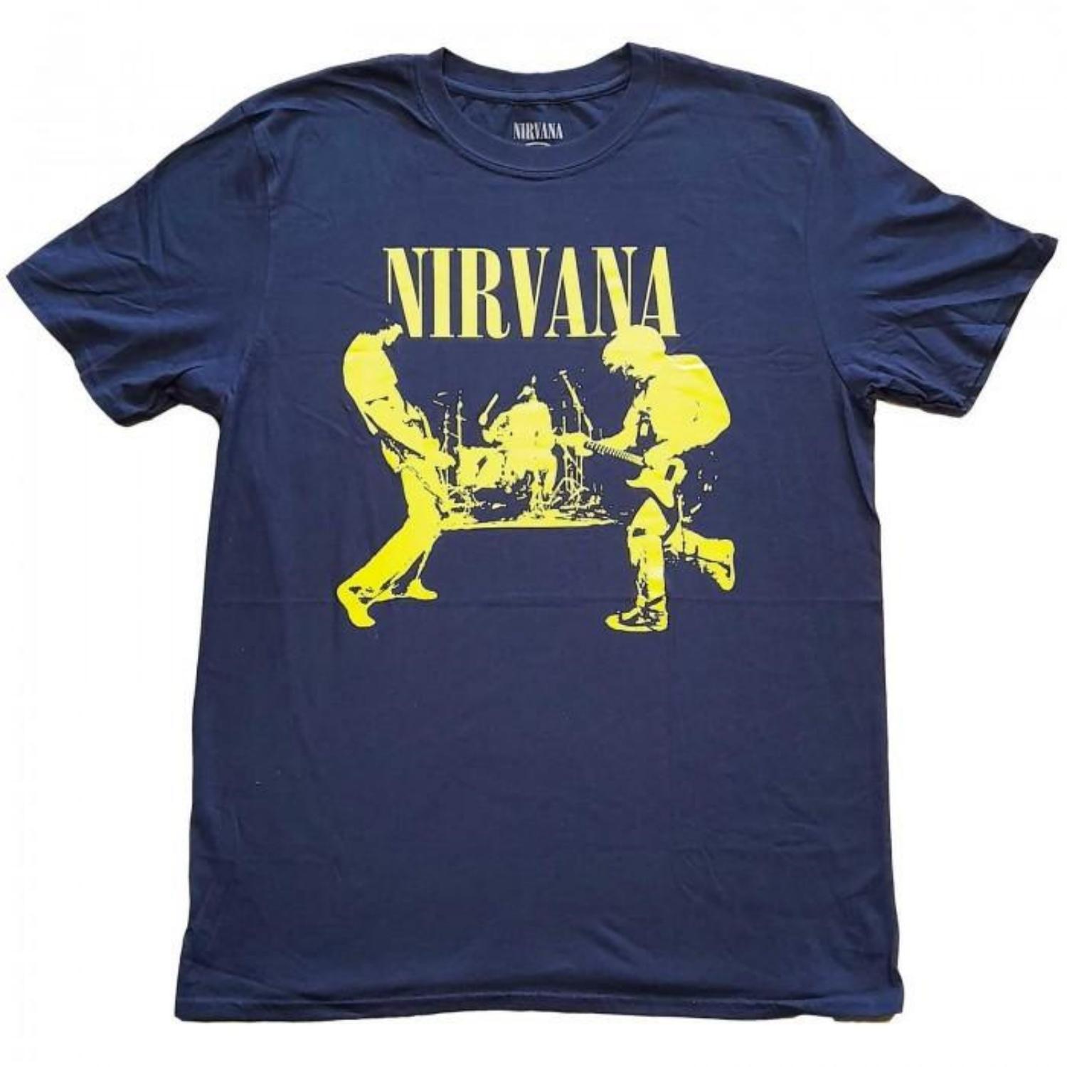 Nirvana Unisex Adult Stage T-Shirt S