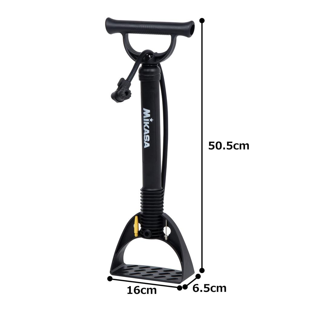 MIKASA Air Pump, Floor Pump, Black, AP100-BK