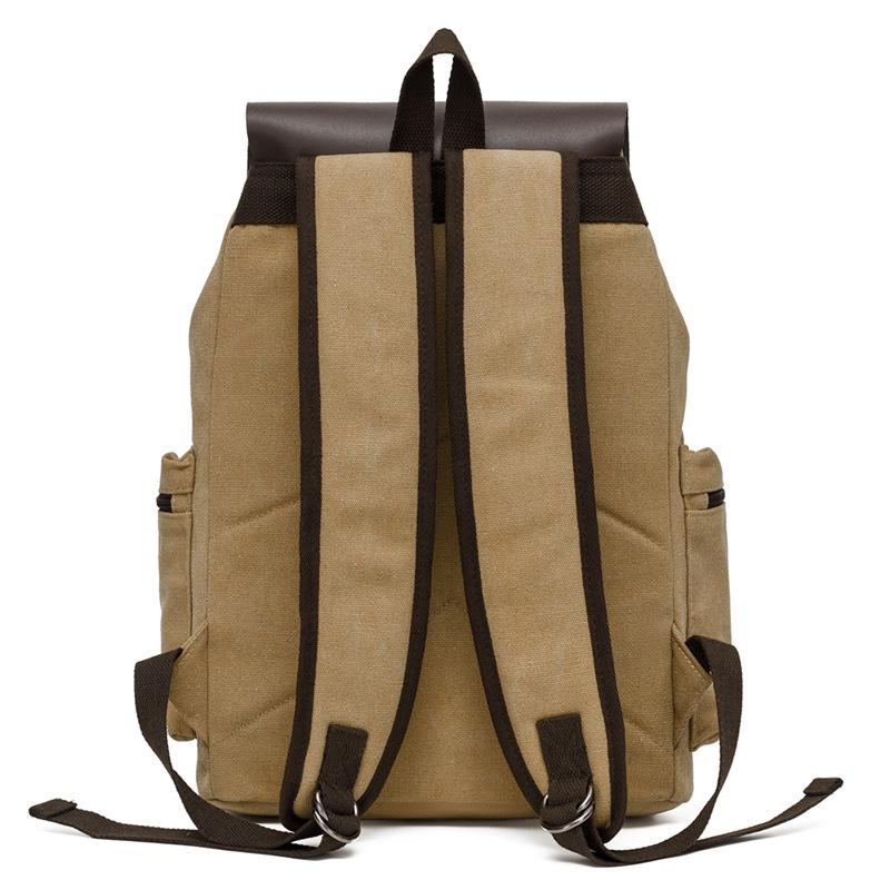 Men's Canvas Trend Large Capacity Casual Backpack
