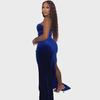 OS6923 Sexy europäisches und amerikanisches Perlen-Swing-Kleid – Herbst/Winter Damen-Nachtclub-Partymode