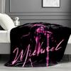 Coperta Stampata Michael Jackson - Morbida e Confortevole, per Camera da Letto, Viaggio, Divano, Decorazione Casa - Regalo di Compleanno Natale per Amico