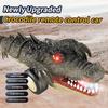 2.4Ghz RC Crocodile Car, Spray Remote Control Toy, Simulation Reptile Vehicle, Kids Outdoor Adventure Toy