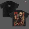 Yor Forger Anime Double Printed Vintage T-shirt for Anime Fans