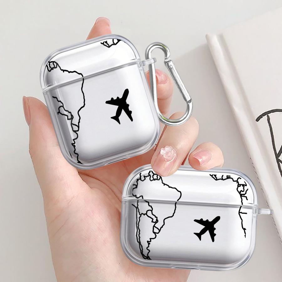 My Travel Diary Case For Airpods 4 Pro Pro3 3 2 Pro2 1 Clear Earphone Cases Cover