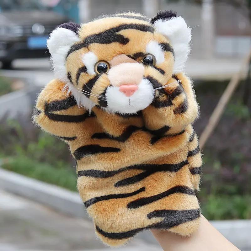 25cm Animal Hand Puppet Plush Toys Baby Educational Hand Finger Puppets Animal Stuffed Doll Toy Telling Story Kids Children Gift
