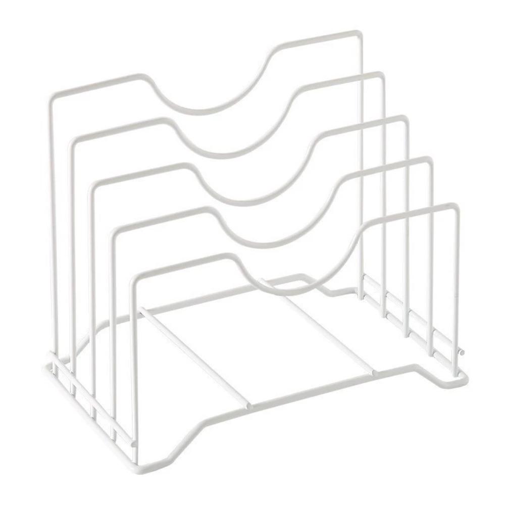 Multifunctional Pan Lid Organizer Multi Layer Cutting Board Holder Kitchen Storage Rack  Cabinet