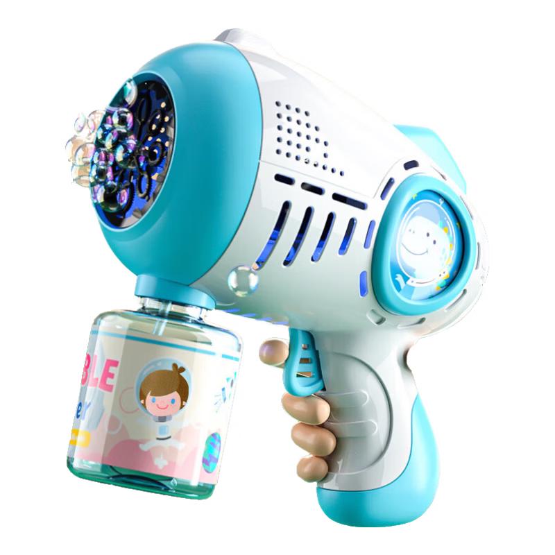 LOVEOFANTS Electric Gatling Dinosaur Bubble Gun