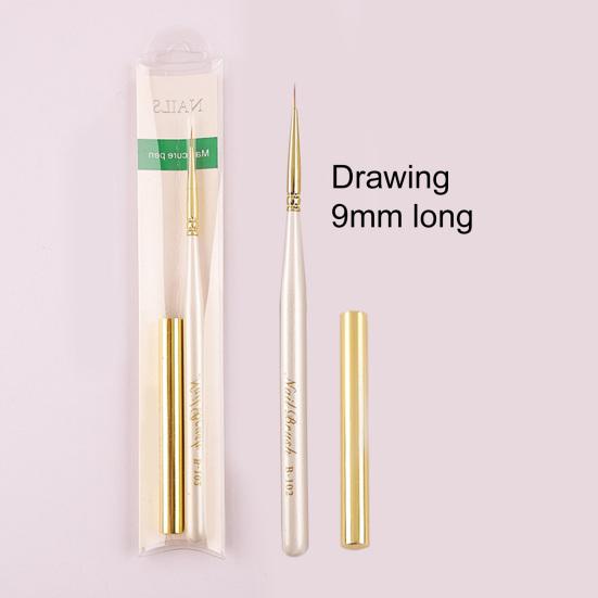 Odolné pero na zdobení nehtů Neodlupující se, opakovaně použitelné DIY