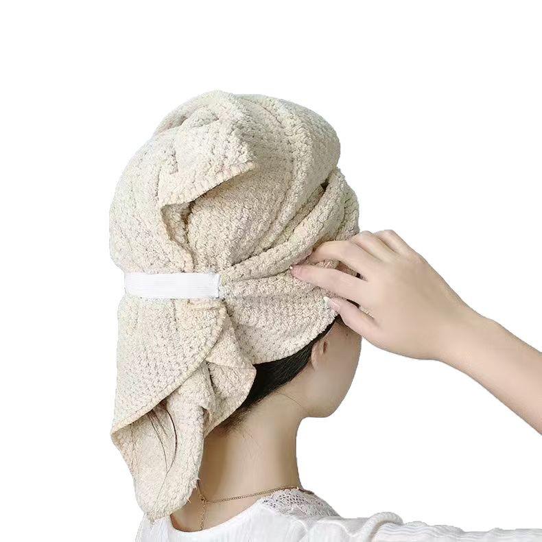 Pineapple Plaid Quick-Dry Hair Towel Cap - Thickened Wrap for Women