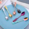 Creative Japanese Rose Gold Stainless Steel Coffee & Dessert Spoon - Perfect for Kids & Weddings