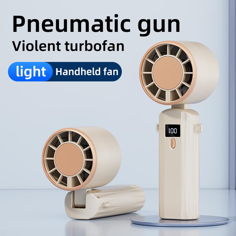 Rechargeable 5 Wind Modes Outdoor Pocket Mini Fan Portable Handheld Fan