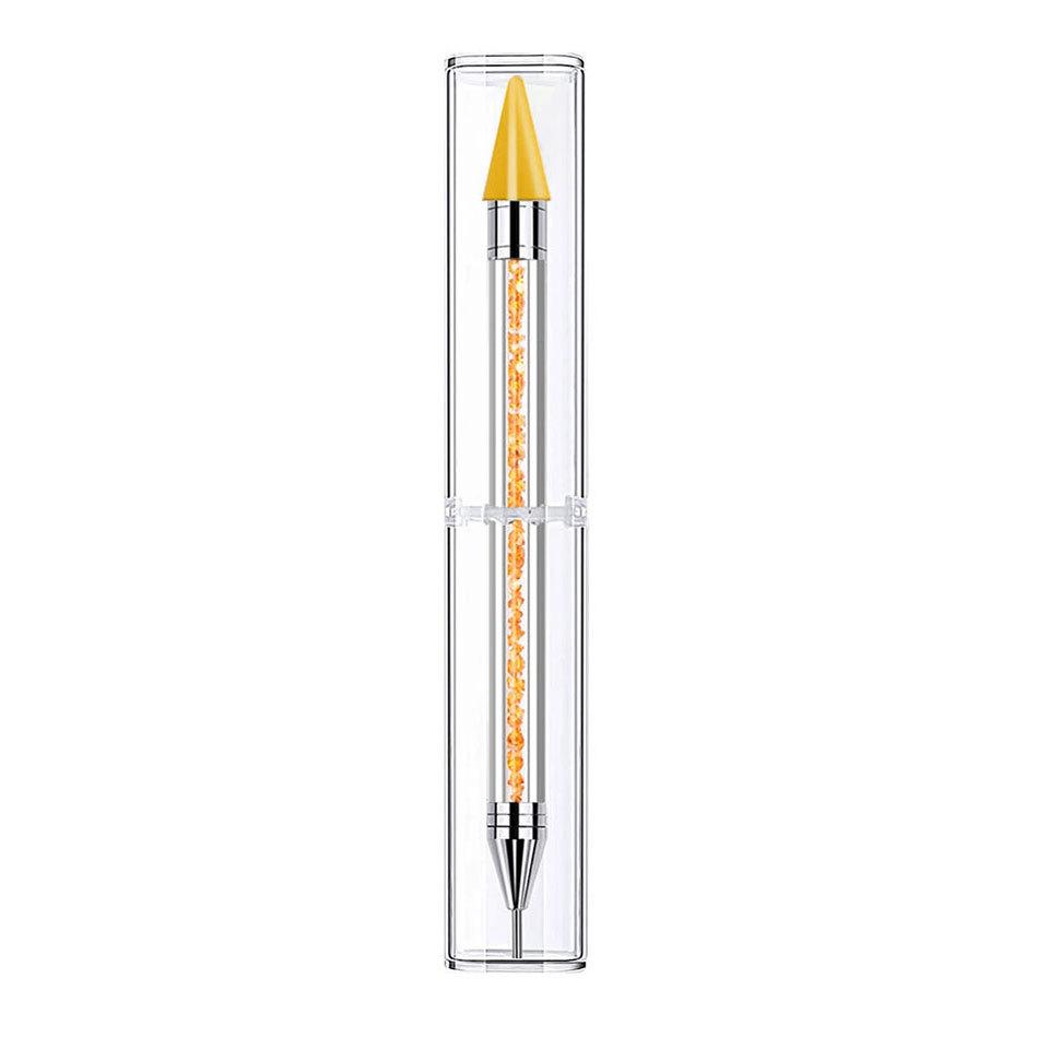 Dual-Head Rhinestone Wax Crayon & Dotting Tool