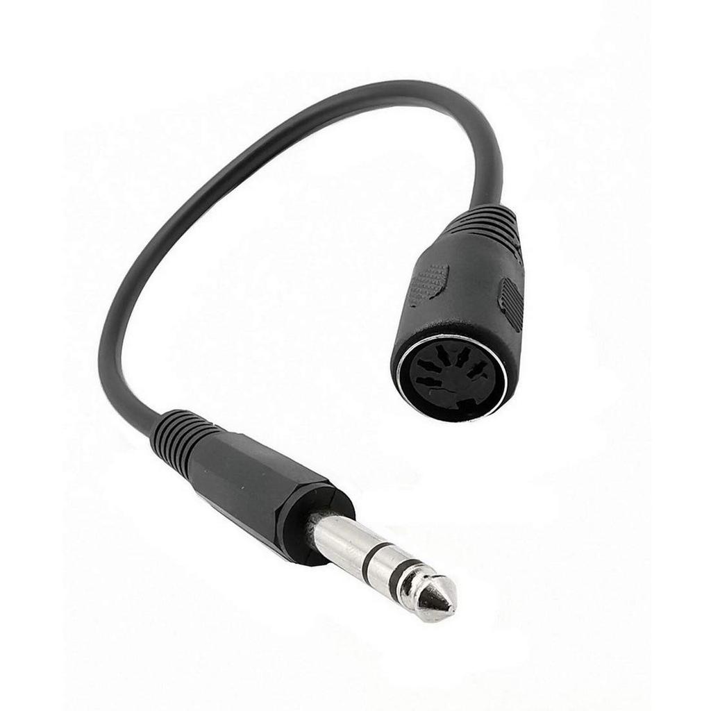 Rosebe MIDI DIN To Female Cable for MIDI XLR Microphone Rosebe DIN To Dual Male Microphone 30cm 5-Pin 5-Pin Keyboards, Cable, 6.35mm Cable,