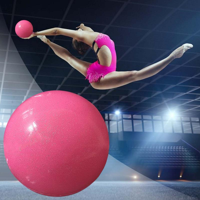 Rhythmic Gymnastic Ball Small Exercise Ball For Stability High Elastic Gym Gear Workout Equipment For Fitness Competition Dance