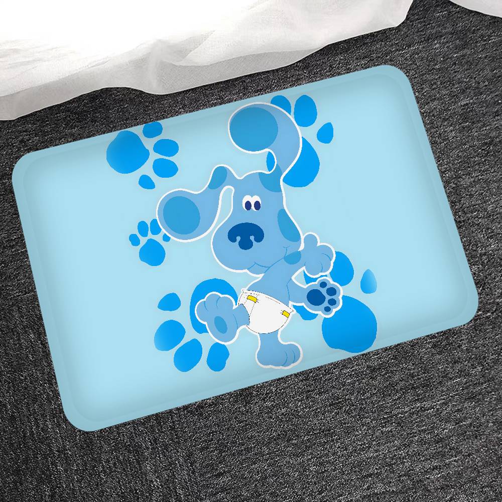 Blue Clues Room Mats Cheaper Anti-slip Modern Living Room Balcony Printed Welcome Rug