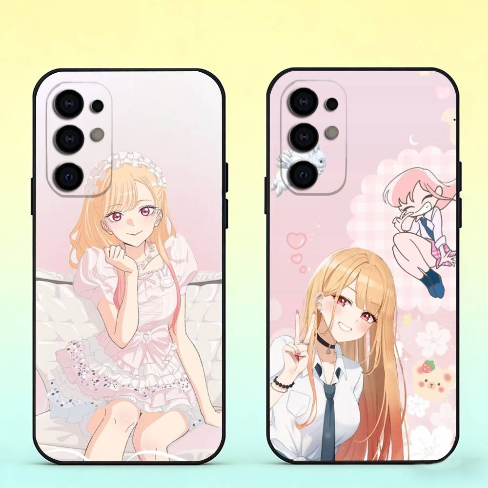 My Dress Up D-Darling Marin Kitagawa Phone Case Black Silicone Soft For Samsung S25,S24,S21,S22,S23,S30,Ultra,S20,Plus,Fe,Lite