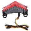 Motorcycle LED Tail Light Lamp Brake Turn Signal Taillight for Kawasaki Z800 2013 2014 (Red)