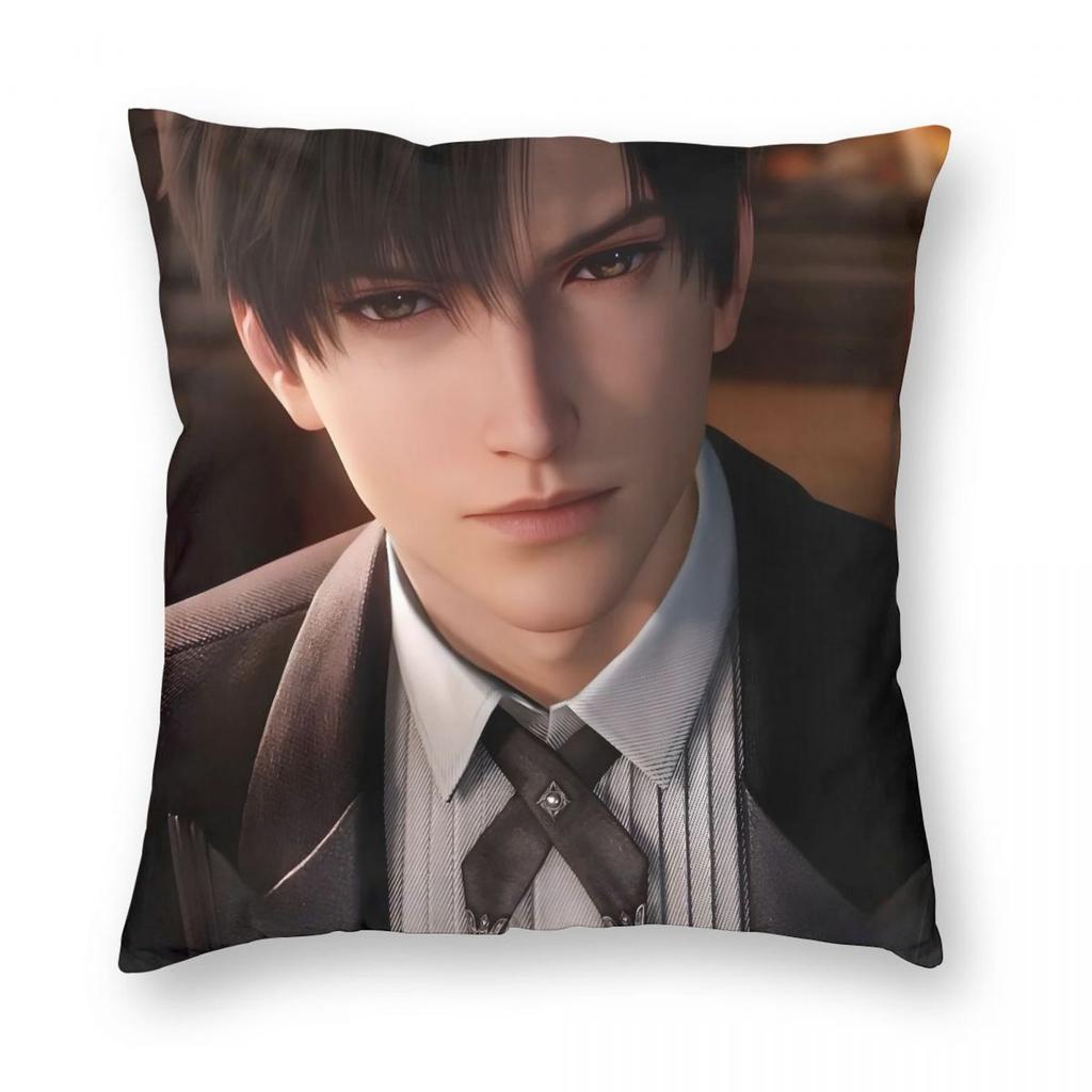 Love And Deepspace Zayne Pillowcase Double-sided Printing Polyester Cushion Cover Decor Throw Pillow Case Cover Home Zipper