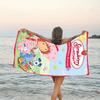 1pc Strawberry Princess3 Beach Towel, Beach and Seaside Swimming Pool Equipment, Fashion Pattern, Rectangular, Travel Essentials