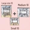 Thickened Aluminum Foil Freezer Bag - Food-Grade Zipper Storage for Fresh-Keeping
