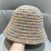 New Small Jelly Bean Fisherman's Hat Children's Autumn and Winter Big Head Circumference Knitted Wool Hat Showing Washbasin Hat