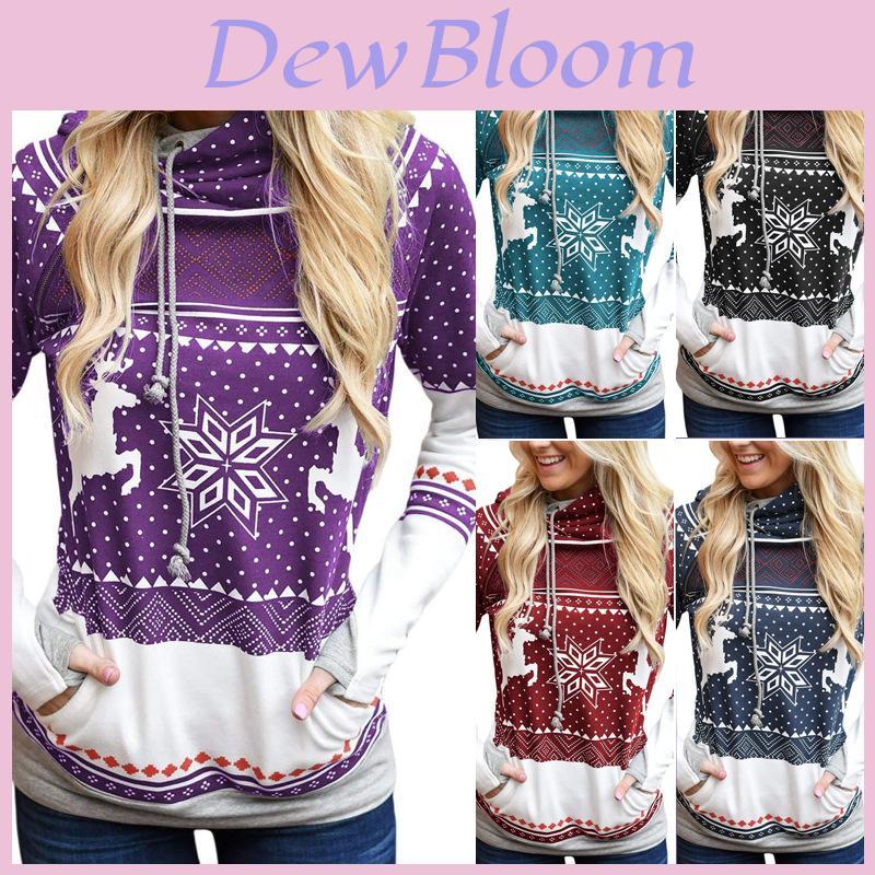 Premium Quality New Fashion Women Clothing Merry Christmas Letter Print T-shirt Long Sleeve